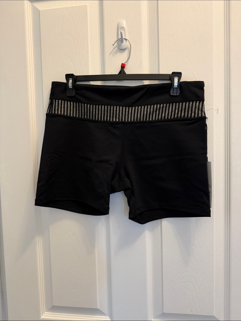 Velocity Women's Black Active Shorts with Moisture Control